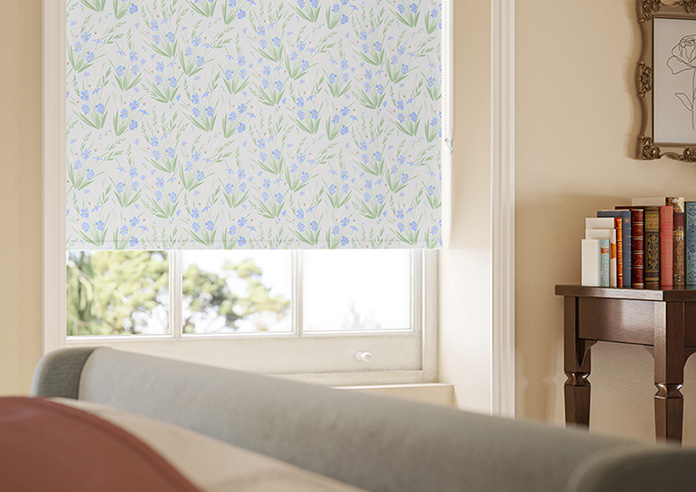 Wildflower, Cornflower - Twist&Fit Roller Blind - Image 5